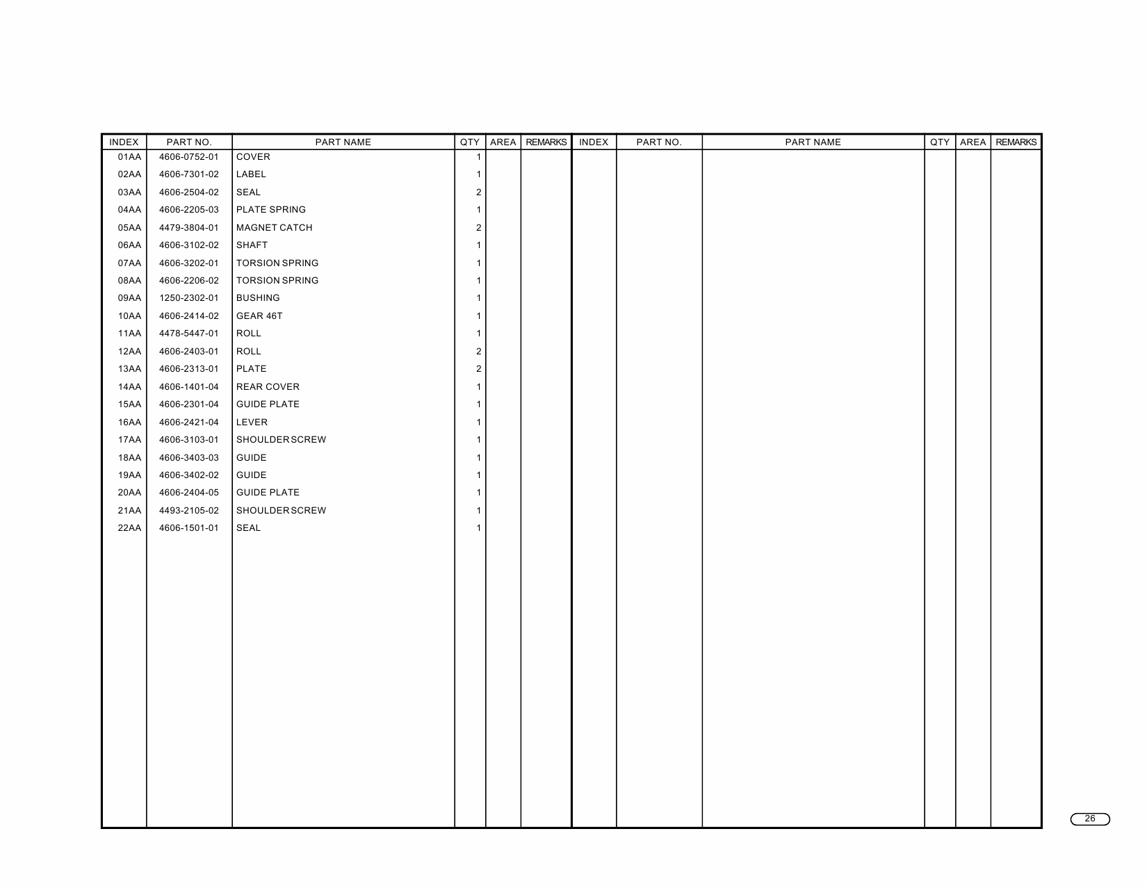 Konica-Minolta Options FN-500 Parts Manual-5